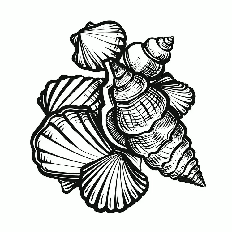 sea shells shell patterns marine life ocean life seashells
