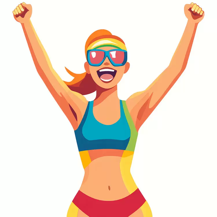 woman healthy lifestyle joy sports sunshine