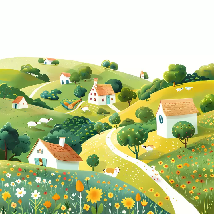 Countryside farm