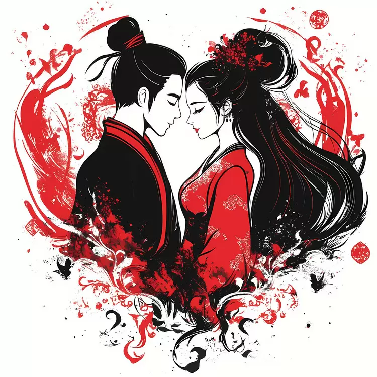 Heart Engagement Painting Wedding People