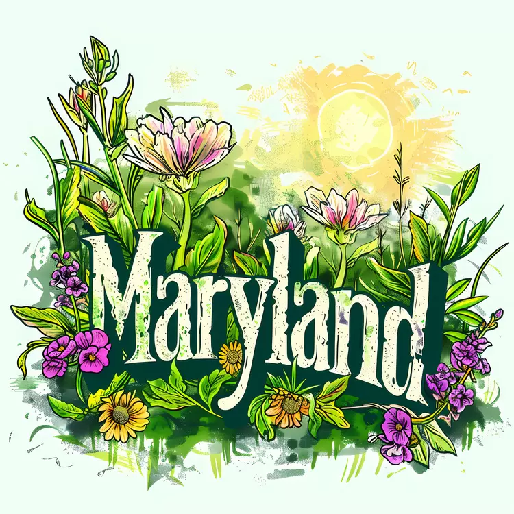 natural artistic vintage style Maryland gardening