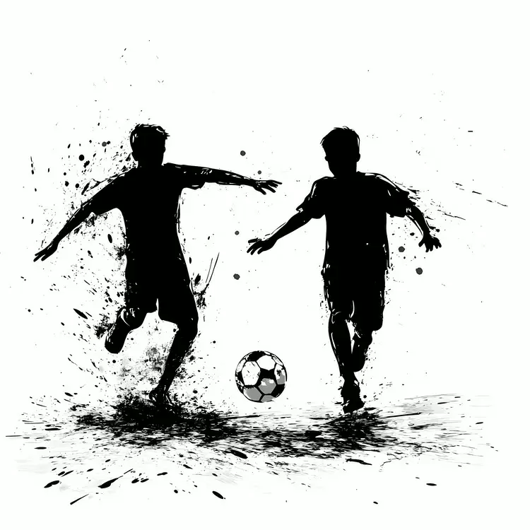 black and white energetic vibrant colorful splatter