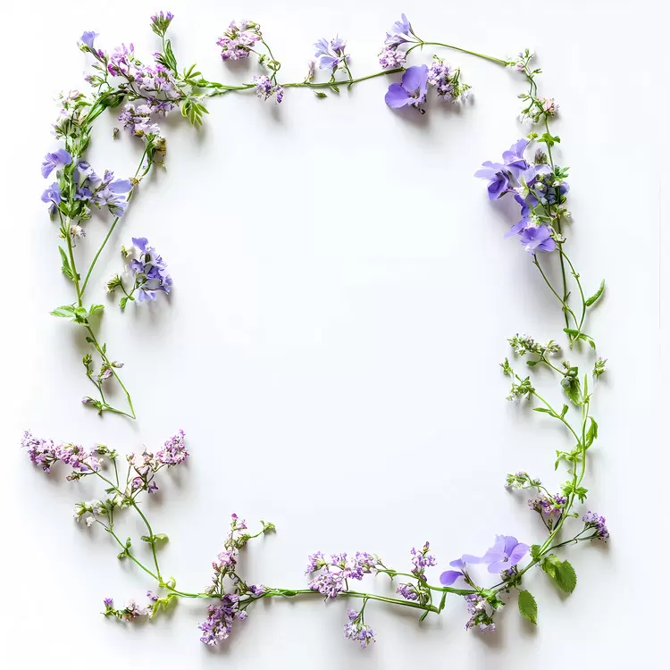 greenery vines natural beauty fresh flowers purple
