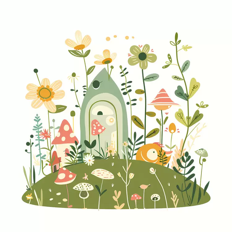 whimsical cute fairy tale enchanted Fairy Garden
