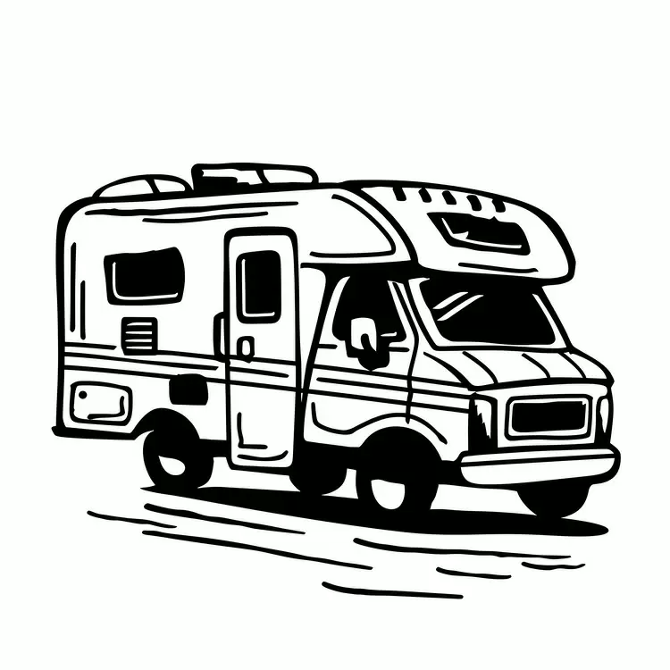 Motorhome RV Caravan trailer Toy hauler
