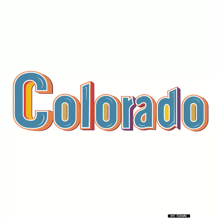 font style typography artistic colorful retro