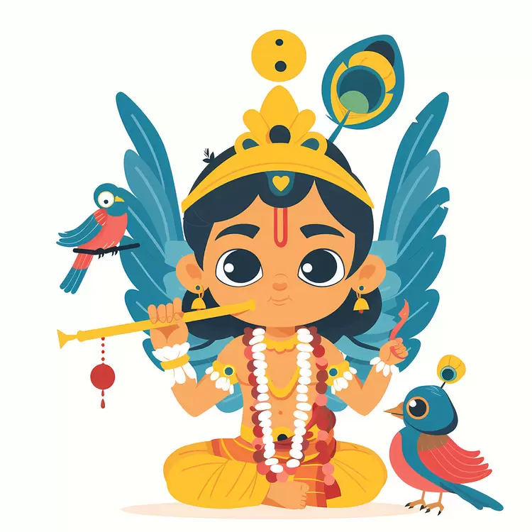 Hinduism Krishna Janmashtami mythological figure lord of the vedic pantheon god of protection