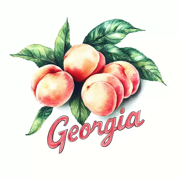 Bite sized treats Juicy fruits Georgia Peaches Summer fruit Sweet and juicy