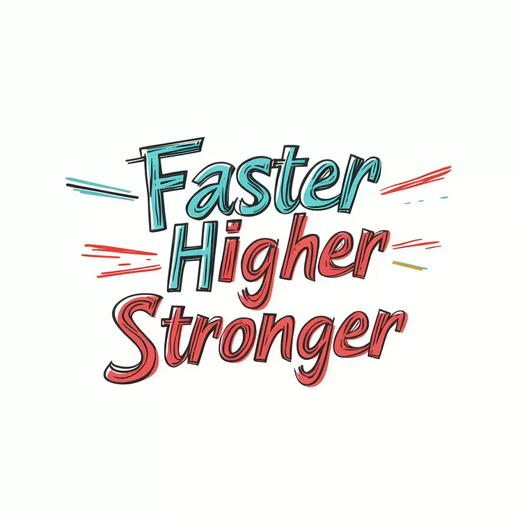 motion impact energy power Faster Higher Stronger