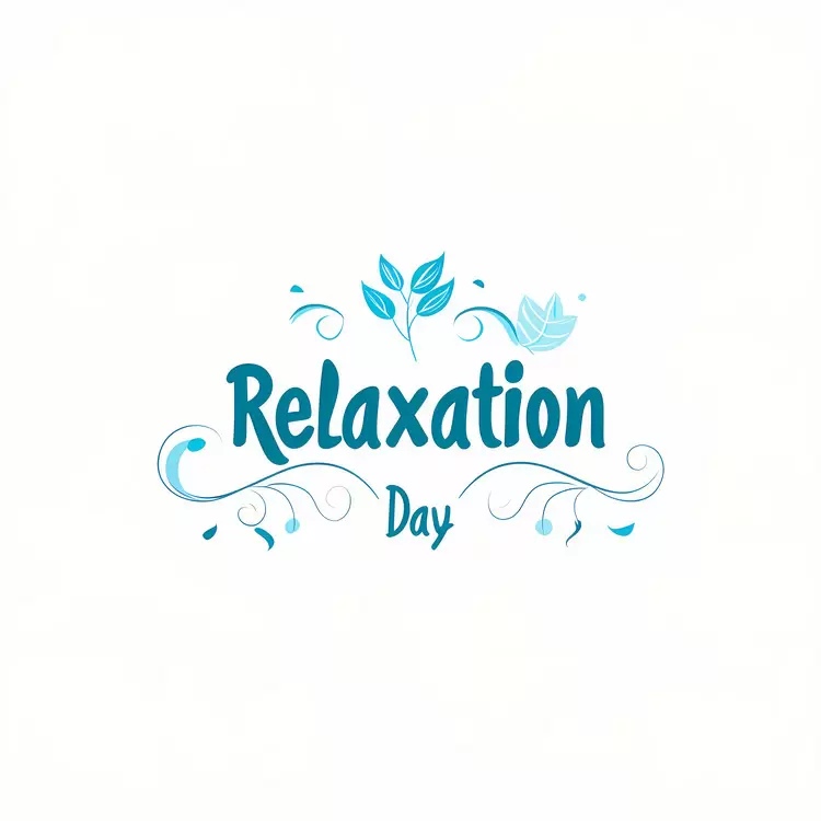 Relaxation celebration Calm day Relaxation retreat Day to unwind Relaxing time