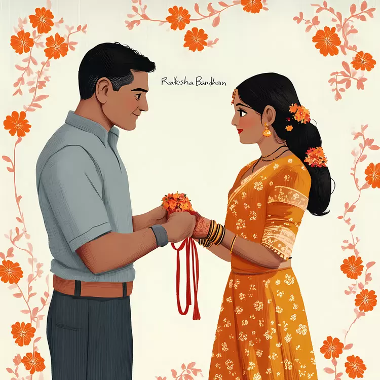 groom hand holding bride red and gold colors floral arrangement