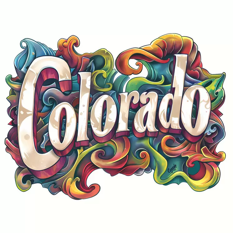 whimsical playful colorful Colorado vintage