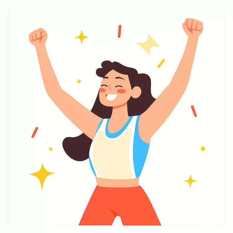 winner Celebration Grinning Delight Joy