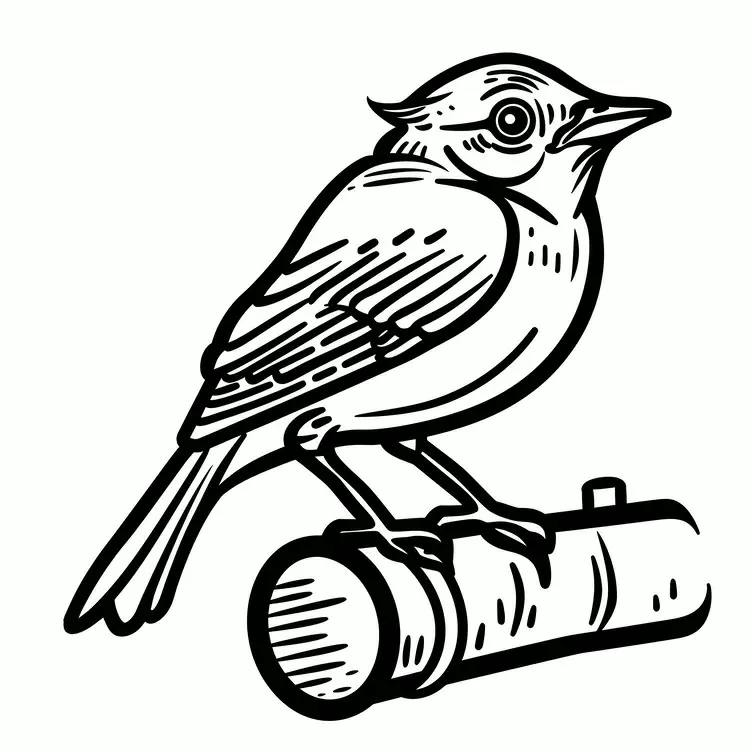 black and white summer theme vector outline