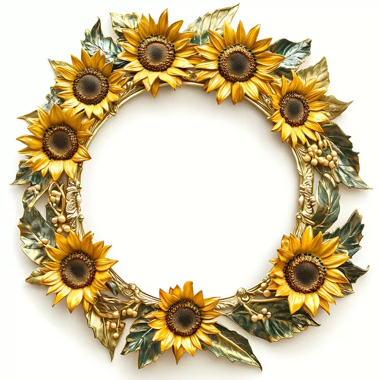Fresh Sunflowers Vibrant Yellow August
