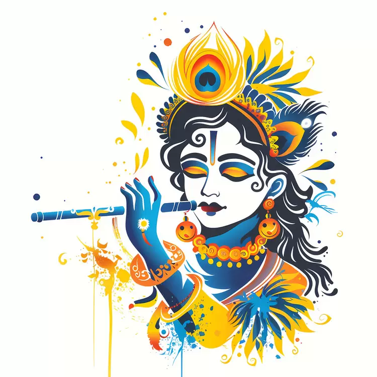 hinduism lord krishna mythology hindu deities artwork