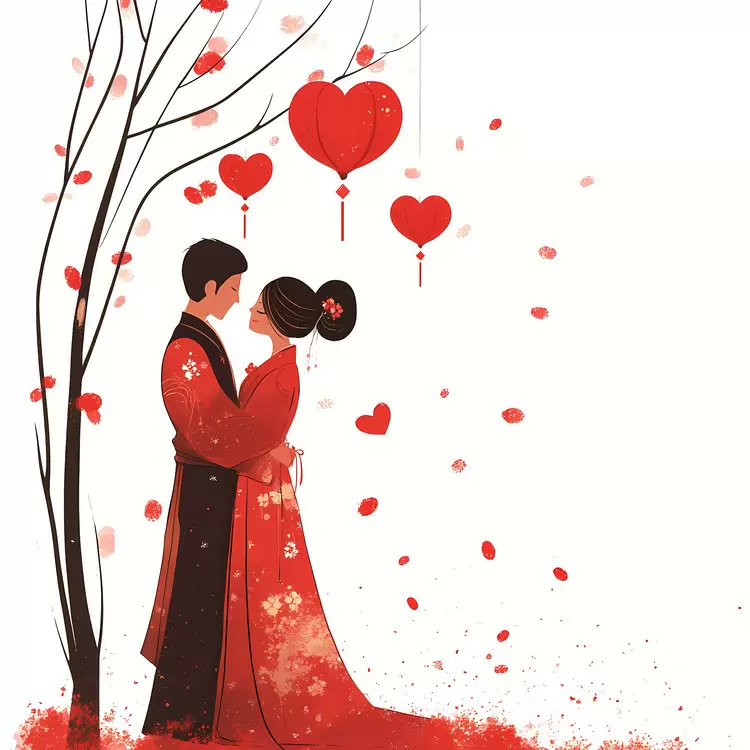 wedding china romantic couple chinese