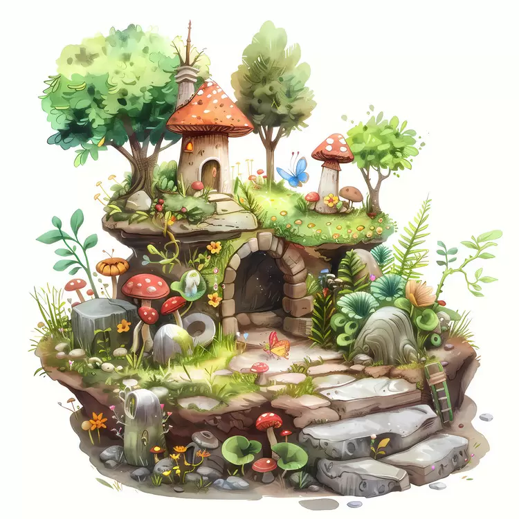 mystical imaginative mythical fantasyland whimsical