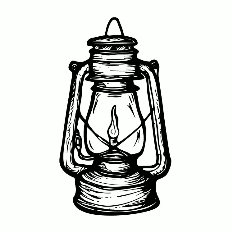 Iron lantern Lantern drawing Lantern artwork Rustic lantern
