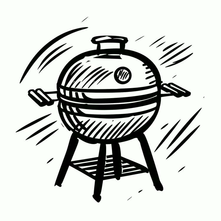 Kitchen Grilled Food summer theme Backyard