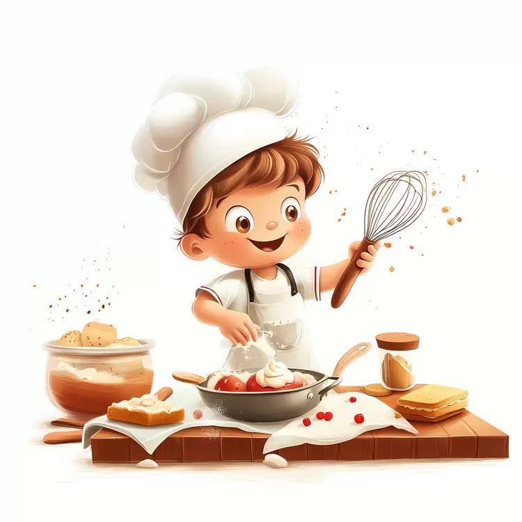 kid baking