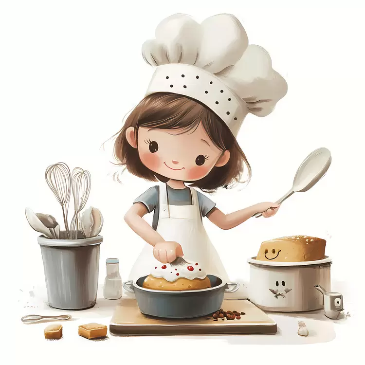 kid baking
