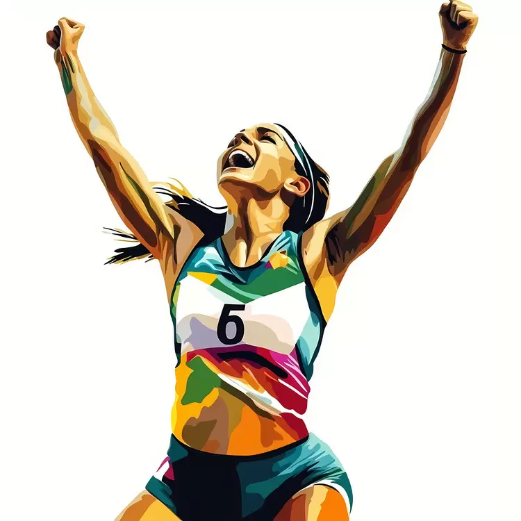 Sportsperson winner Digital art Female olympic