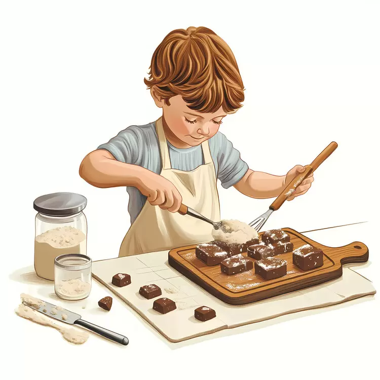 kid baking