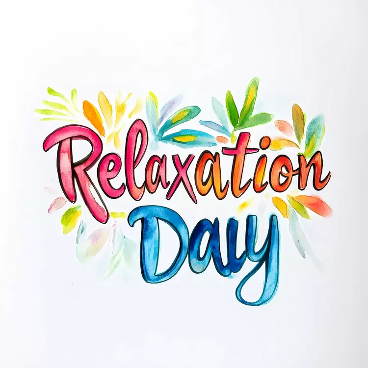 nature inspired Relaxation Day artistic meditative colorful