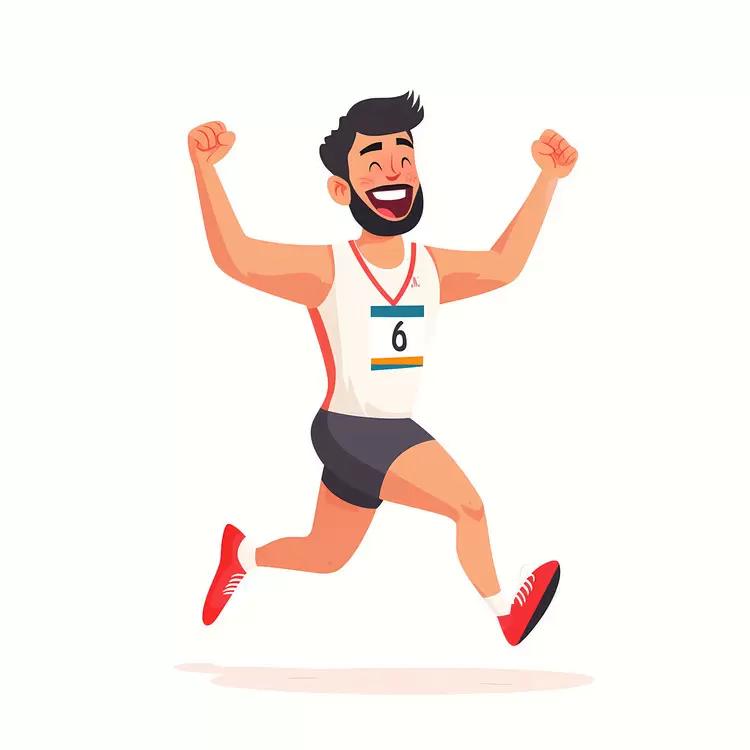 Cartoon Art Fitness Human Figure Yellow Funny