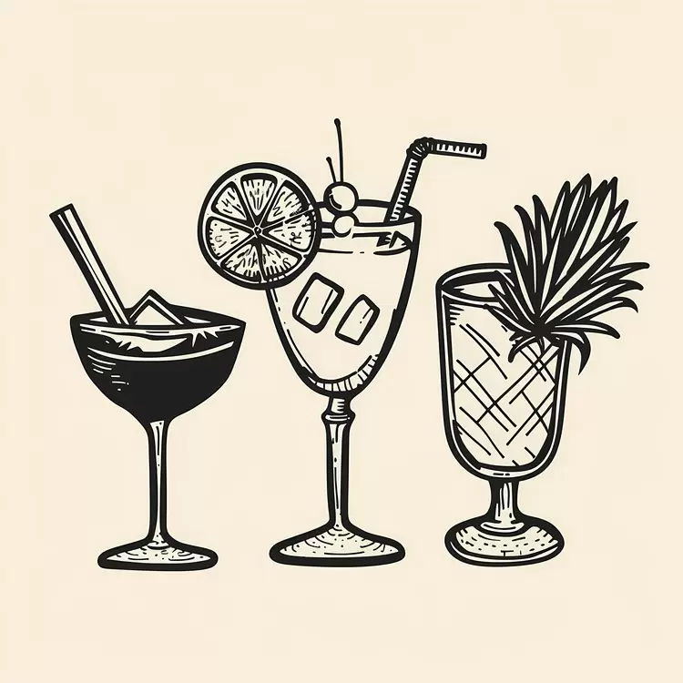 nostalgia mixed drinks summer theme speakeasy cocktail culture