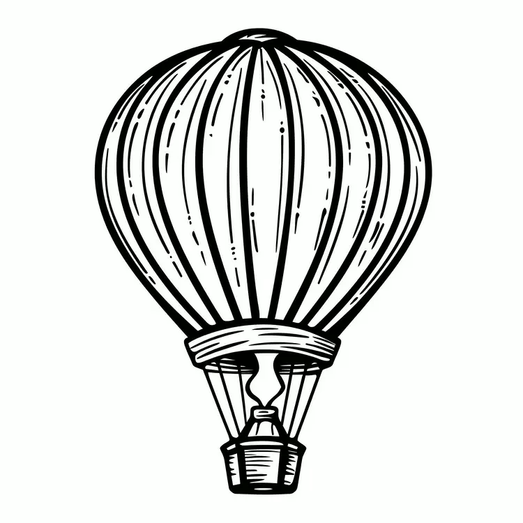 aerostat airship vector balloon illustration hot air balloon