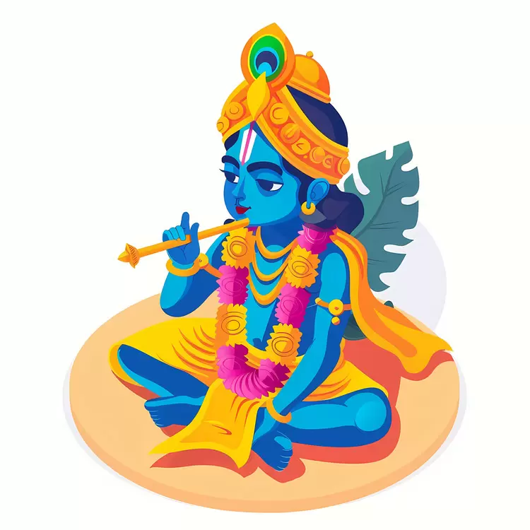 Personified avatar of Vishnu blue deity blue personification blue hindu god