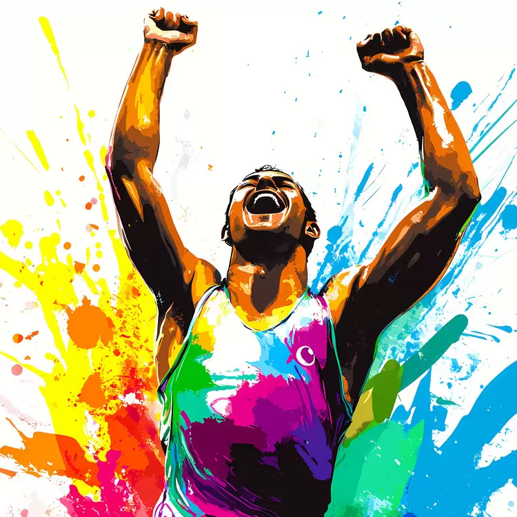 olympic Hands up Clothing Action Male