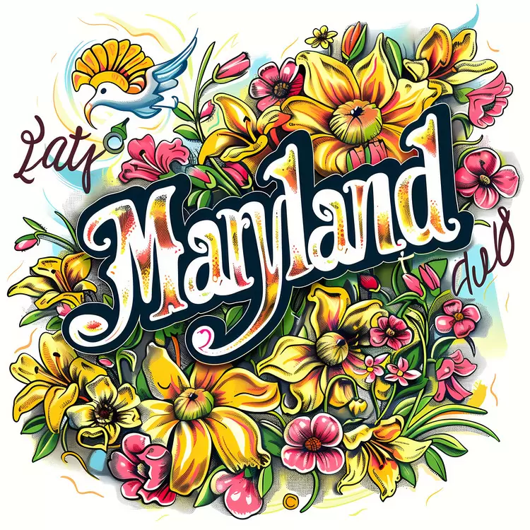 artwork vibrant colorful flowers cheerful