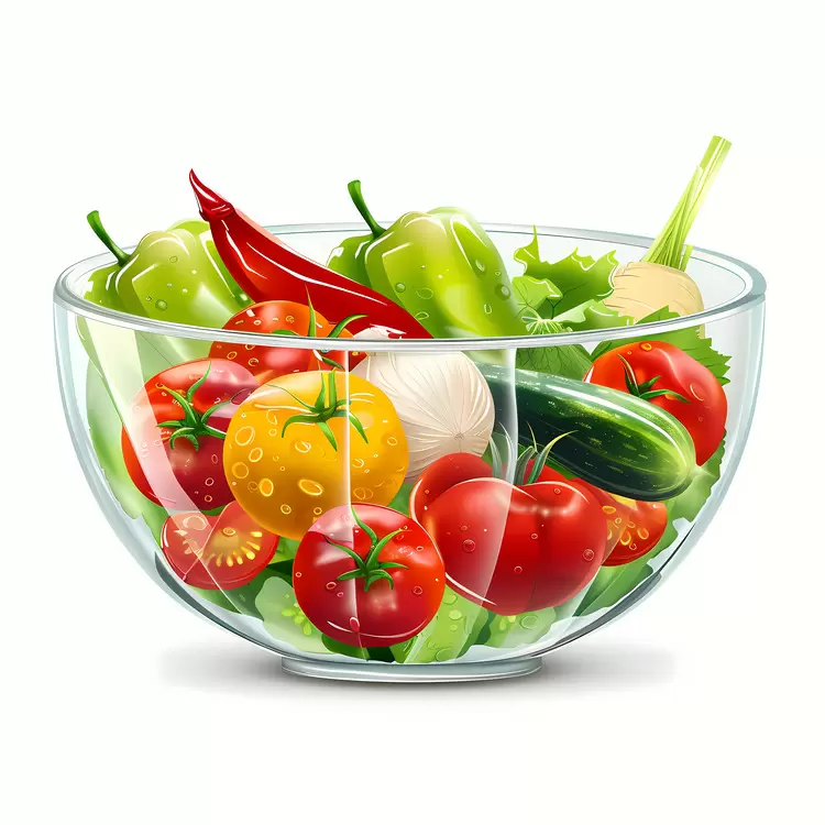 Radishes Green Pepper Cherry Tomato Lettuce Tomatoes