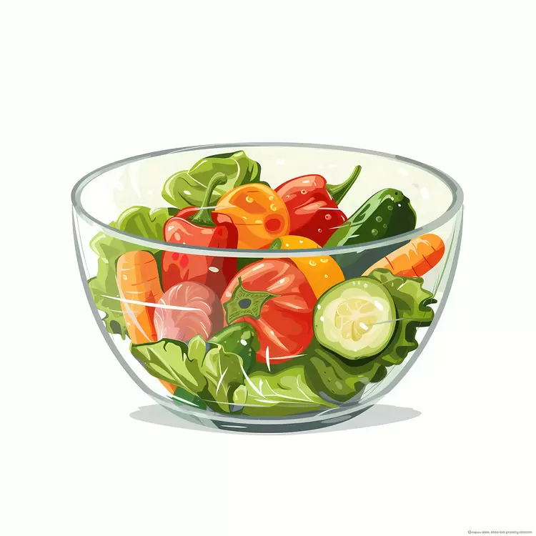 Colorful Bowl Nutritious International Vegetarian Day Fresh