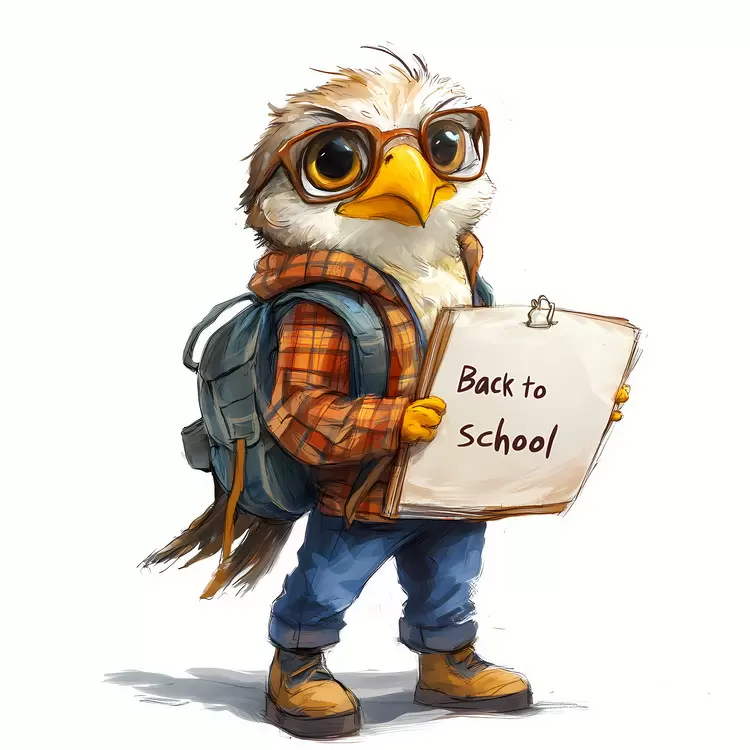 Illustrator Outfit Bird Back to School