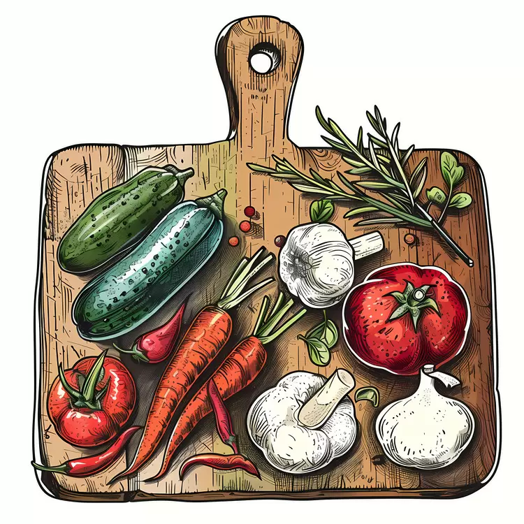 herbs rosemary peppers carrots potatoes