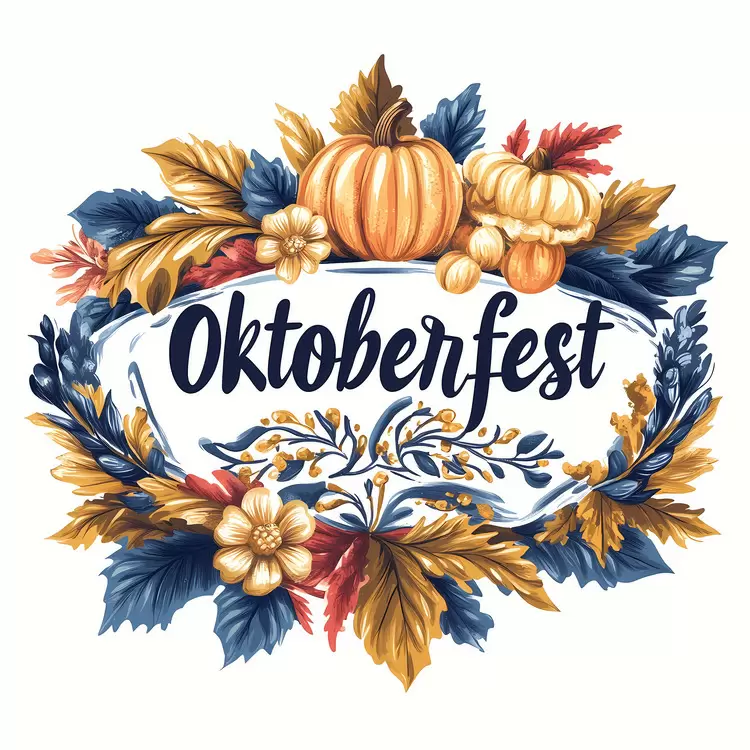 thanksgiving banner floral frame colorful banner harvest time autumn event