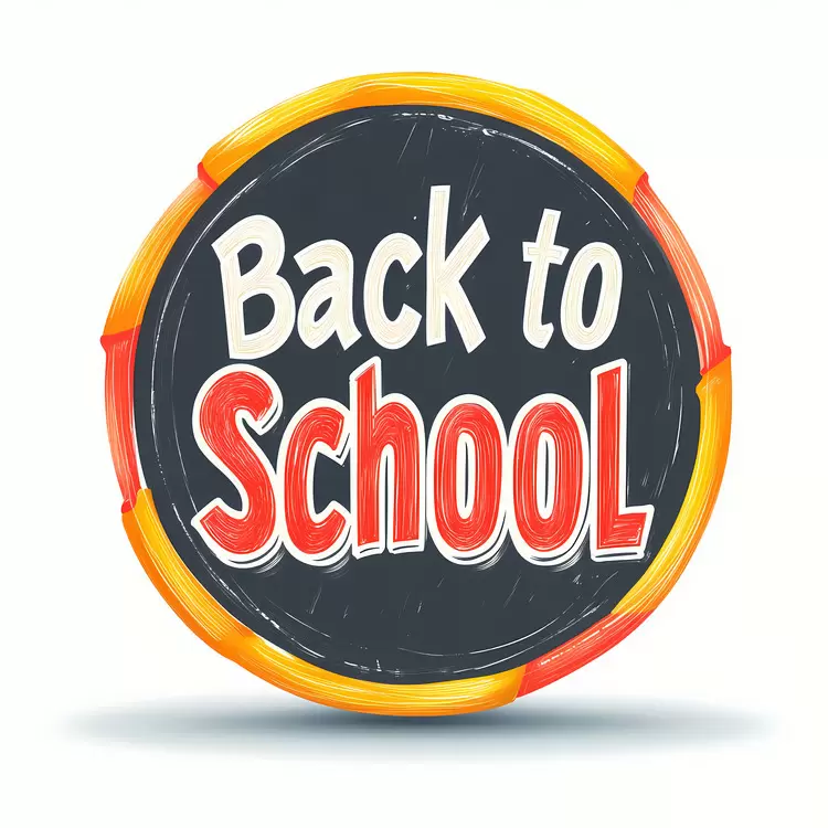 design element school sign Back to School school logo educational