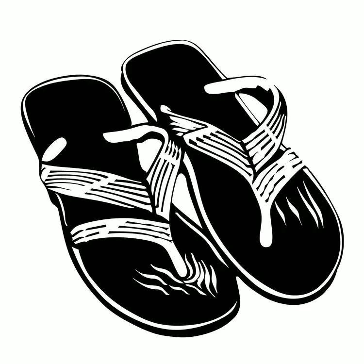 summer theme Slippers Flip flops footwear Thongs