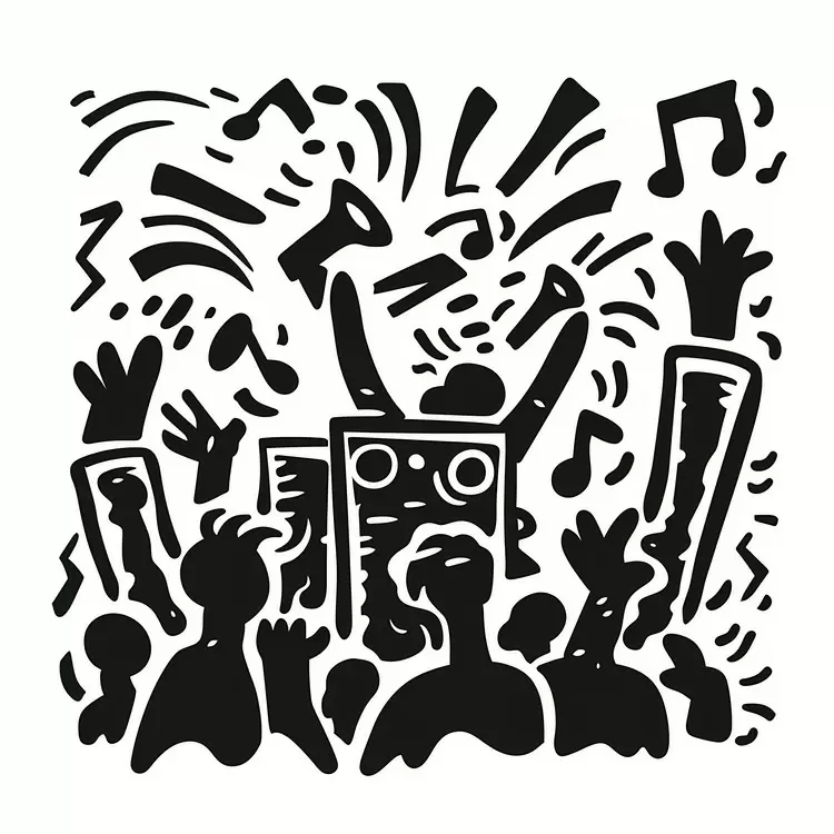 concert crowd live show summer theme celebration