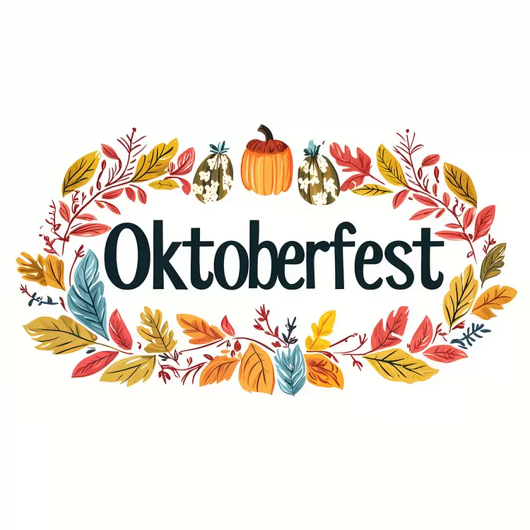 Fall Oktoberfest Leaves Beer Wreath