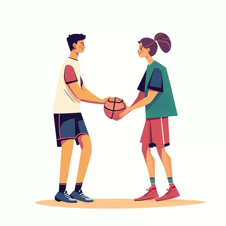 team bonding Sportsmanship basketball players friendship team spirit