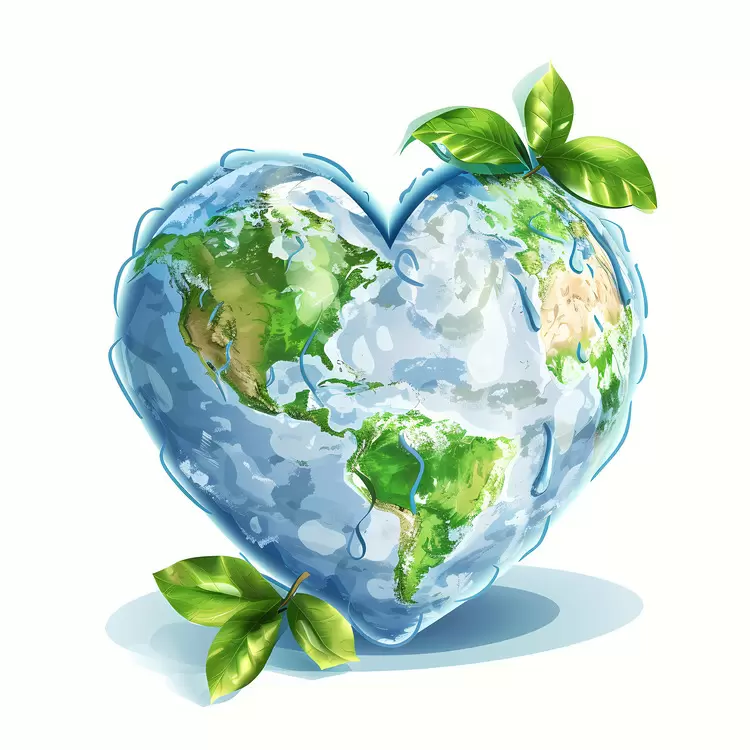 heart shaped earth