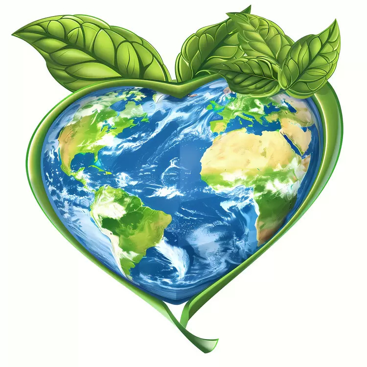 heart shaped earth