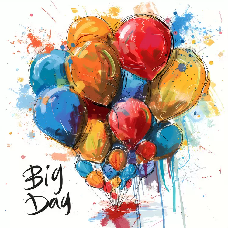 balloons party smiling face happy birthday celebration