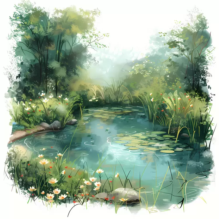 summer pond