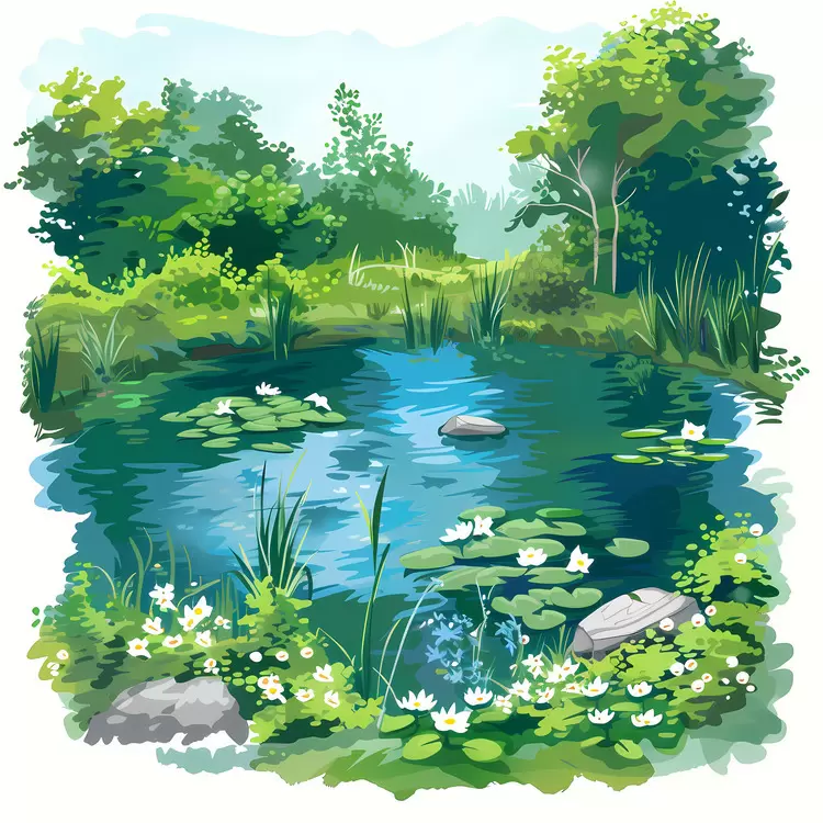 summer pond
